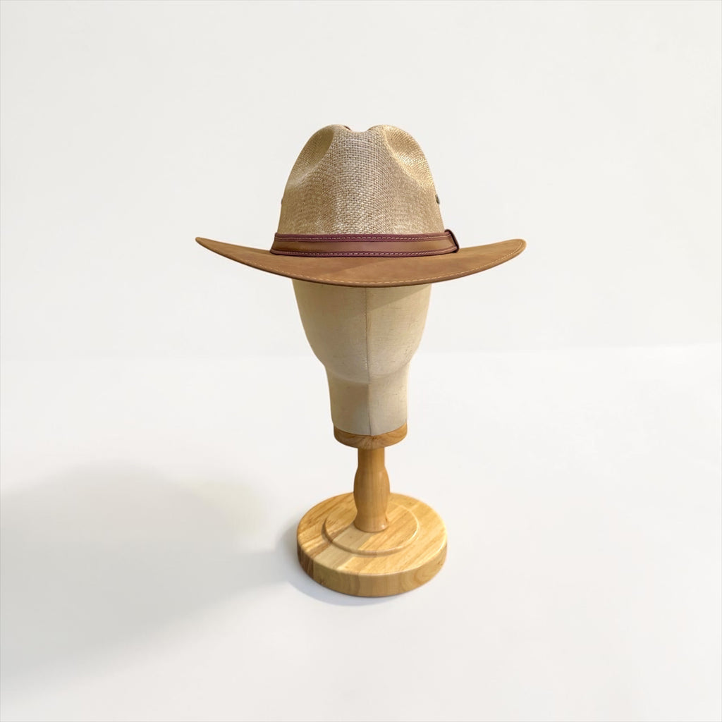 Sombrero de Cuero y Yute