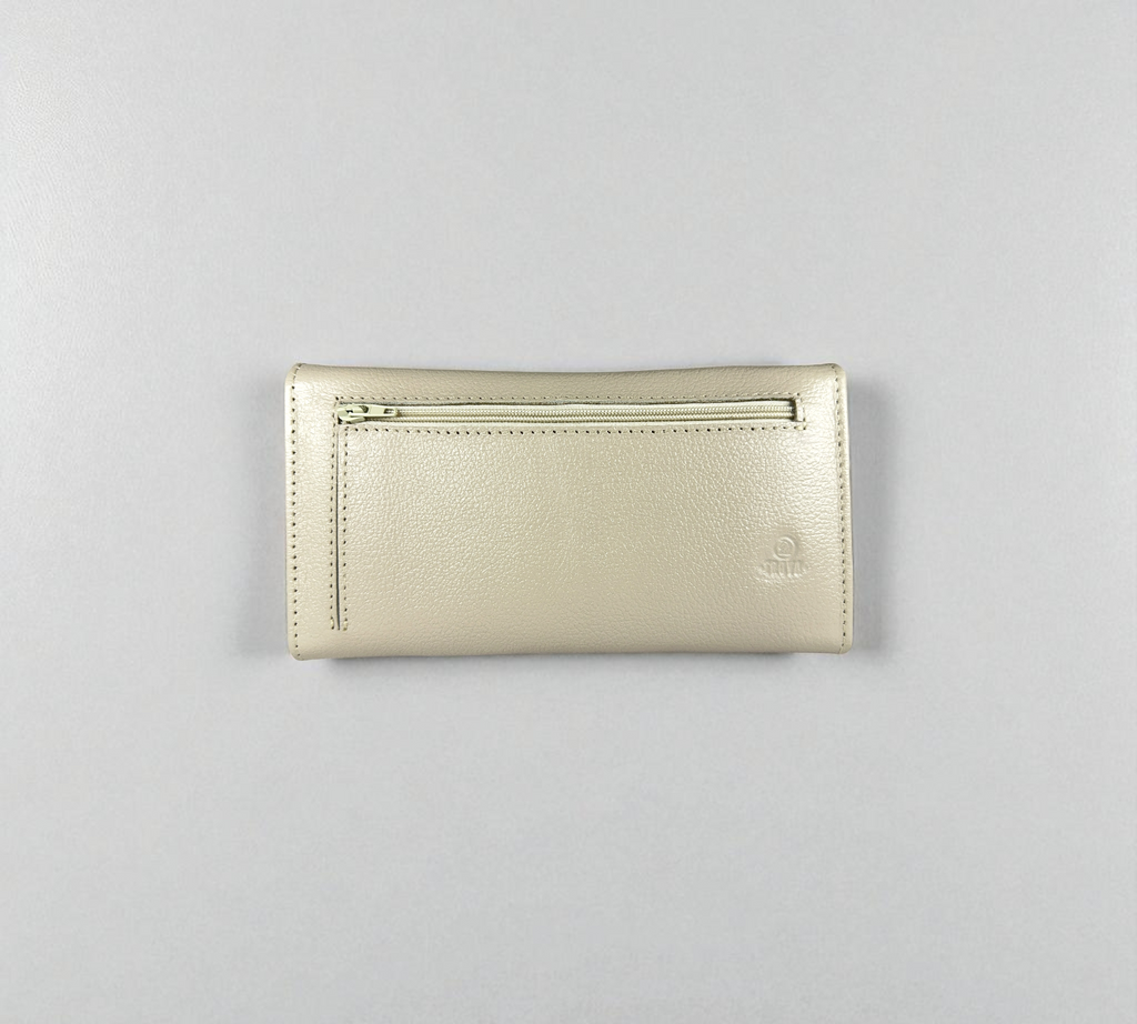 Billetera de mujer Abigail con Bordado