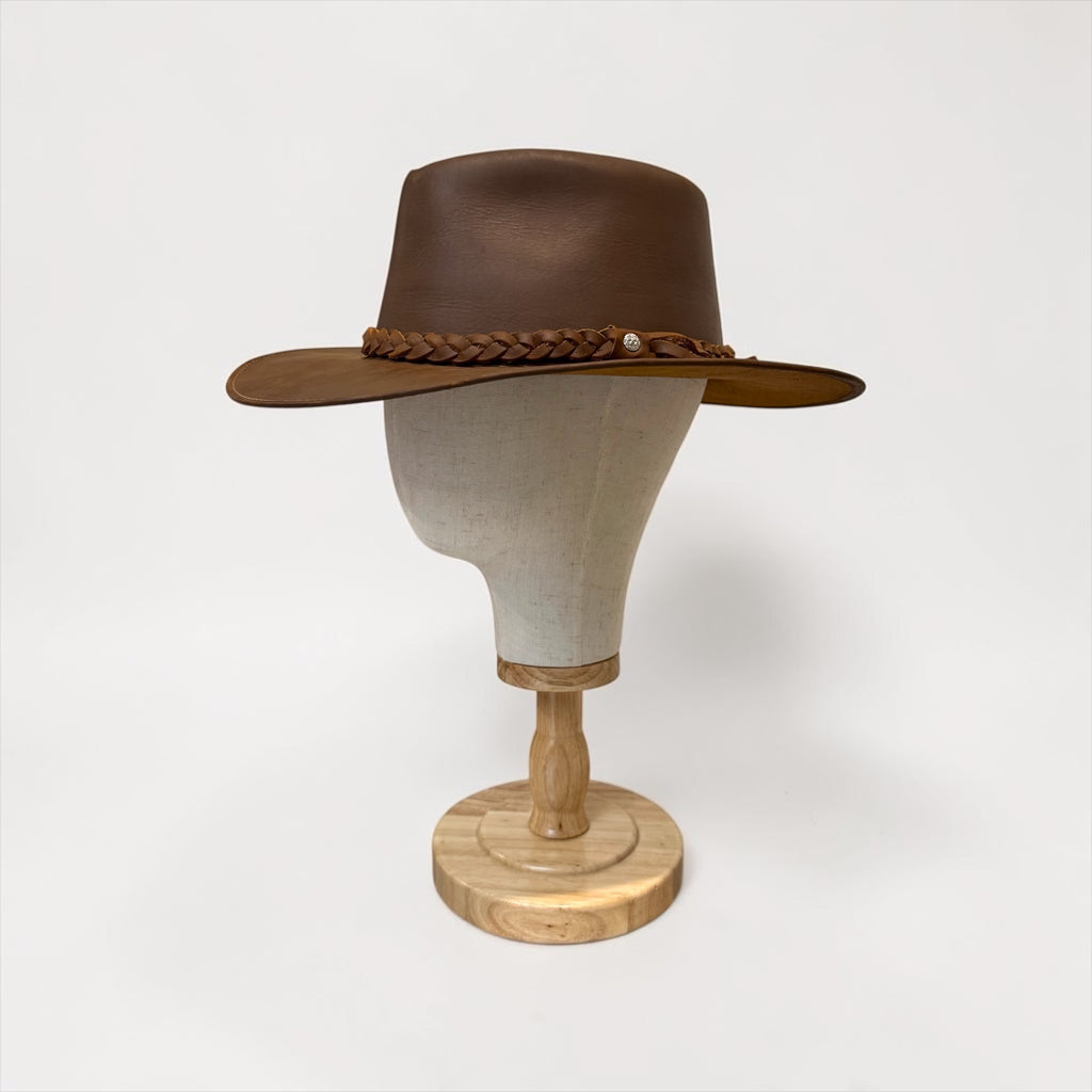 Sombrero de cuero