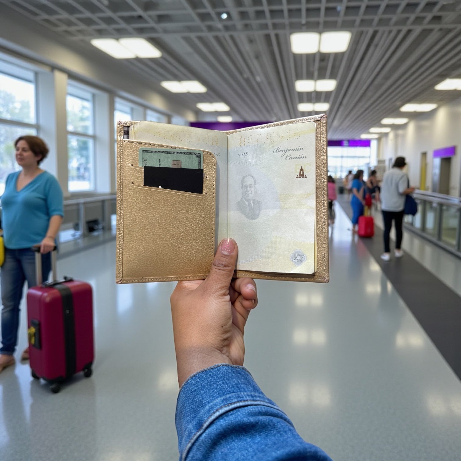 Porta Pasaporte Sencillo