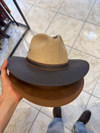 Sombrero de Cuero y Yute