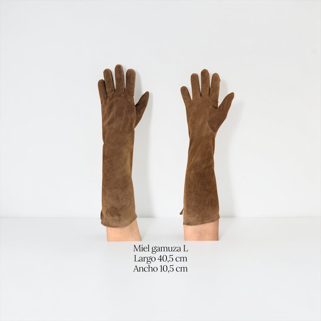 Guante largo mujer