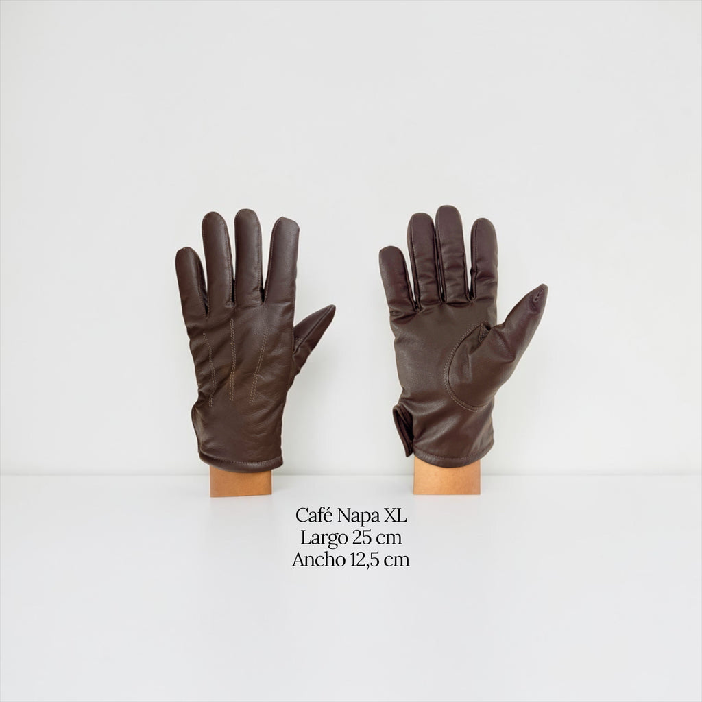 Guantes hombre felpa