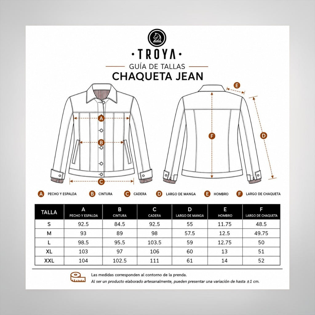 Chaqueta de Mujer Jean