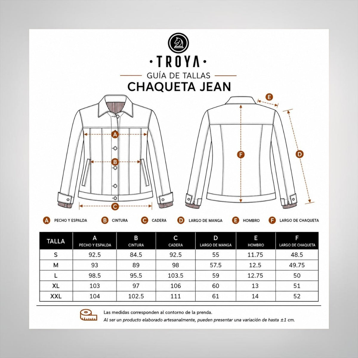 Chaqueta de Mujer Jean